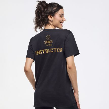Zumba Gold Toning Instructor Tee - Bold Black