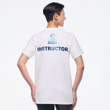 Aqua Zumba Instructor Tee - White