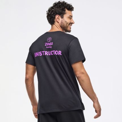 Zumba Toning Instructor Tee - Bold Black