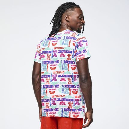 Eastern Flavor Crew Neck Tee - Blue