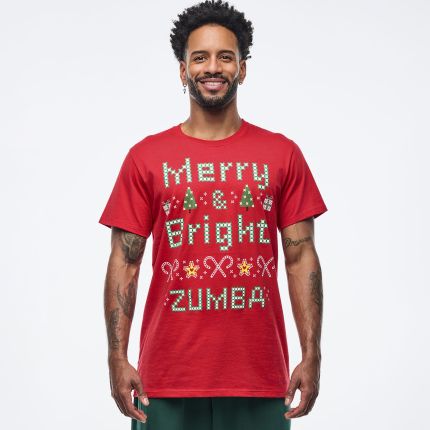Zumba Holiday Unisex Crew Neck Tee - Red