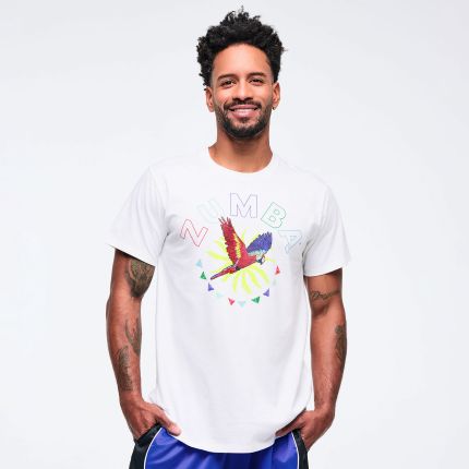 Latin Movement Unisex Crew Neck Tee - White