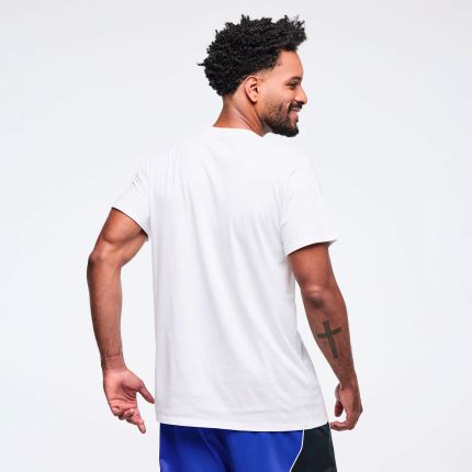 Latin Movement Unisex Crew Neck Tee - White