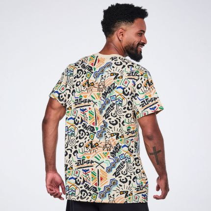 Wildbeat Unisex Crew Neck Tee - Beige