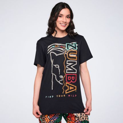 Wildbeat Unisex Crew Neck Tee - Bold Black