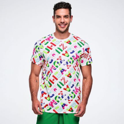 Worldwide Unisex Crew Neck Tee - White