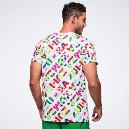 Worldwide Unisex Crew Neck Tee - White