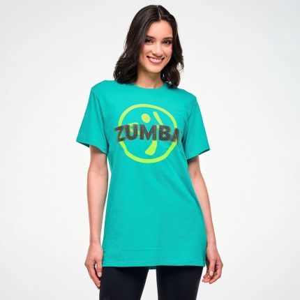 Electric Feel Unisex Crew Neck Tee - Blue