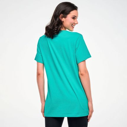 Electric Feel Unisex Crew Neck Tee - Blue