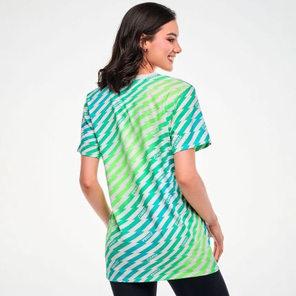 Electric Feel Unisex Crew Neck Tee - Green