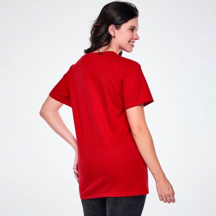 Rock 'n' Roll Unisex Crew Neck Tee - Red