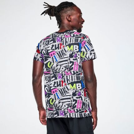 Rock 'n' Roll Unisex Crew Neck Tee - Black