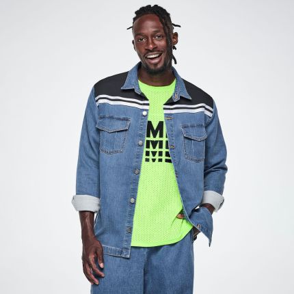 Dale-Z Combo Denim Shacket