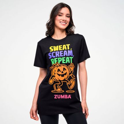 Zumba Halloween Unisex Tee - Bold Black