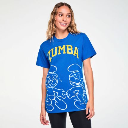 Zumba X The Smurfs Unisex Crew Neck Tee