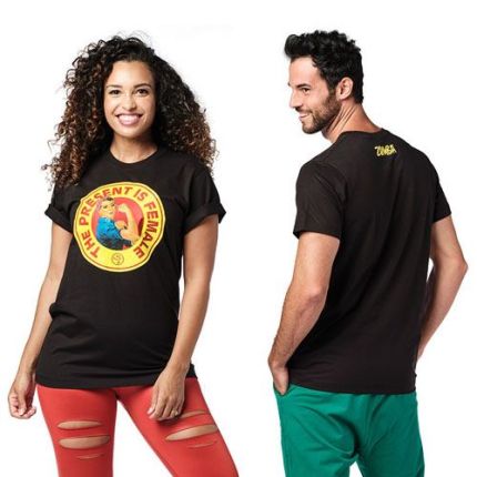 Spread Zumba Love Tee-Black-XS/S