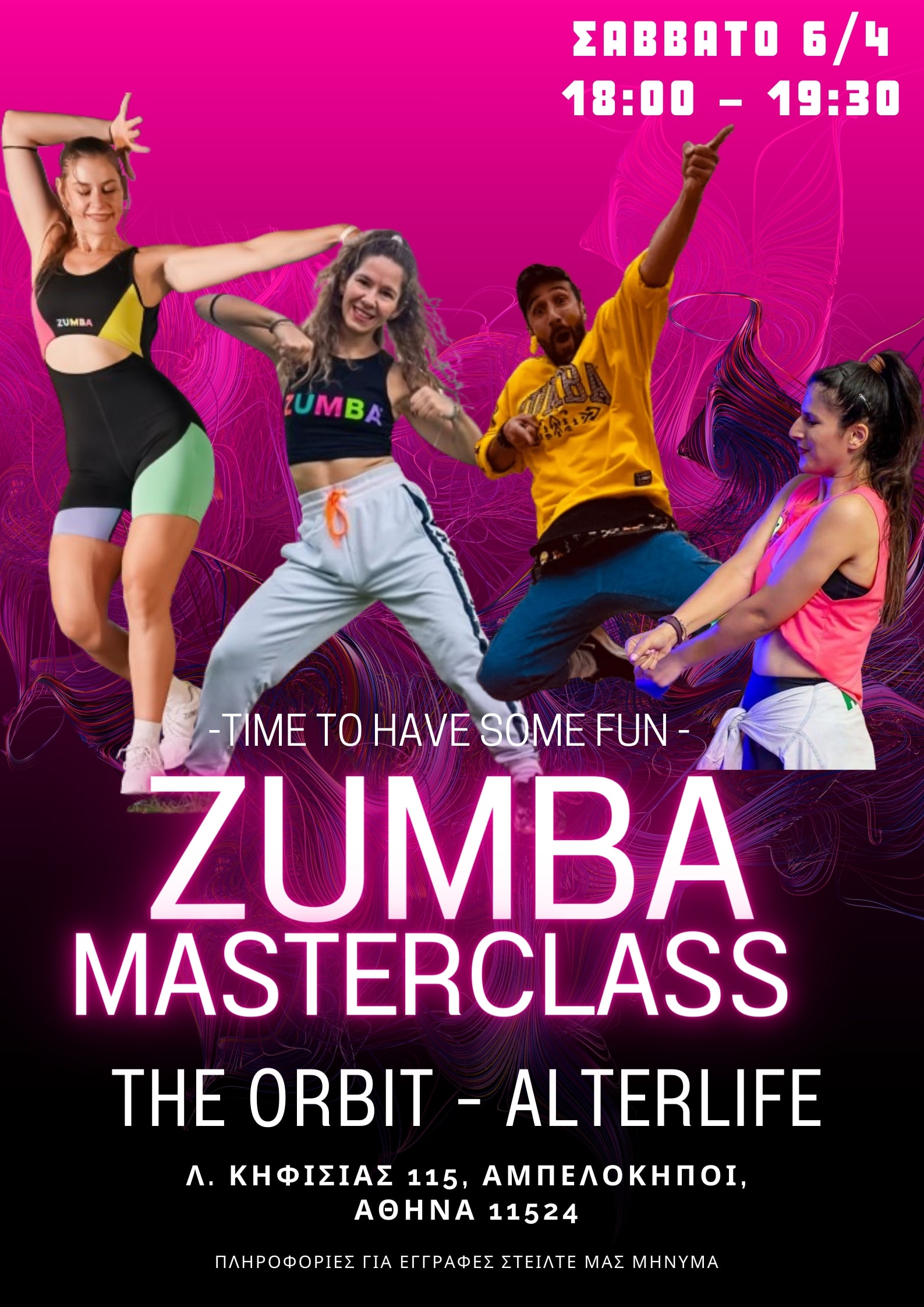 Zumba® Master Class with Stathis, Christina, Sofia, Vasia and friends!! (6 April 2024)