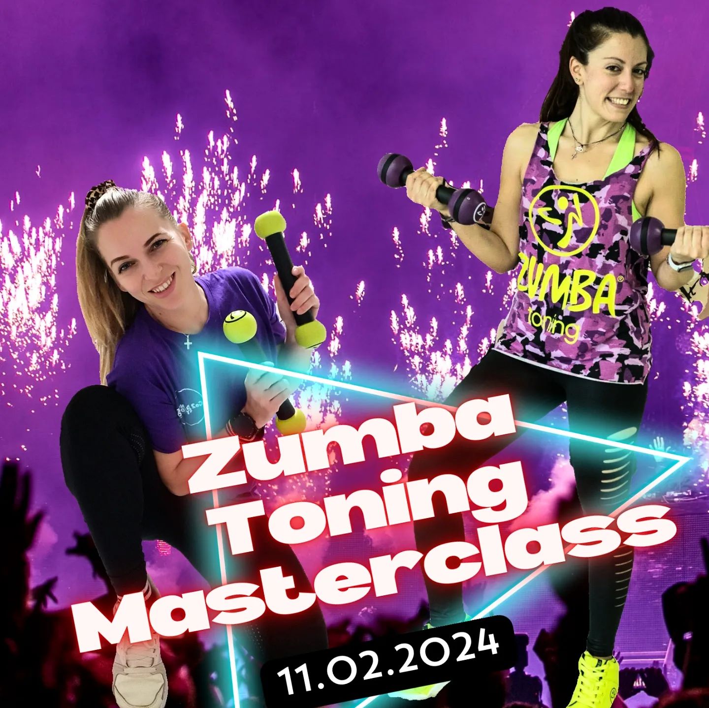 ZUMBA TONING MASTERCLASS WITH SOFIA AND GIOTA  (11 FEB 2024)